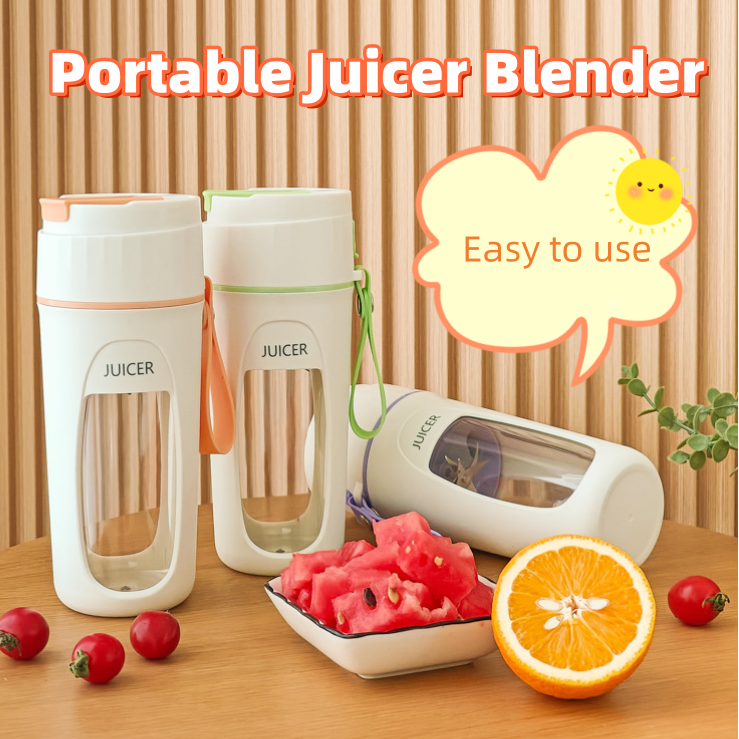 Portable Blender USB Rechargeable Electric Juicer Cup For Outdoors