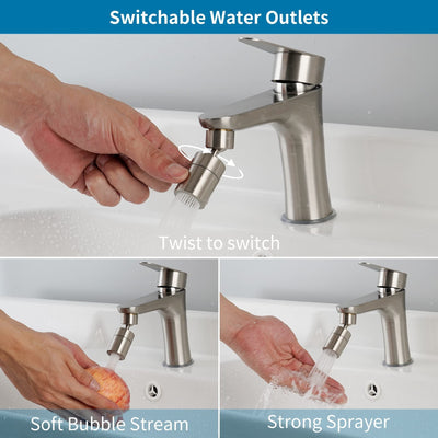 Kitchen Faucet Aerator Water Saving Flow Control Attachment