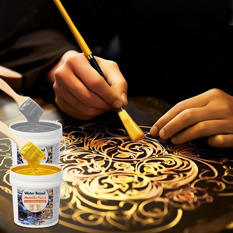 Water Based Gold Leaf Paint For Art Painting And Handcrafts