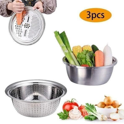 Germany Multifunctional Stainless Steel Basin For Kitchen And Outdoor Use