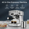 Geek Chef Espresso Machine 20 Bar With Milk Frother 1.8L Tank