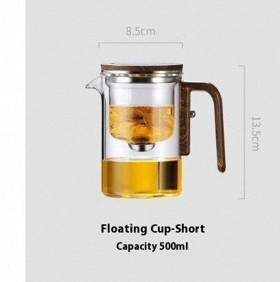 Glass Tea Infuser Teapot With Magnetic Separation Filtration