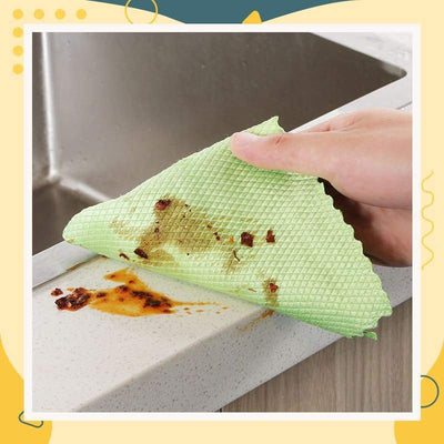 Fish Scale Rag Towel Durable Absorbent Multipurpose Cleaning Cloth