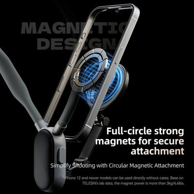 Magnetic Neck Mount For Phones Hands Free Convenient Holder