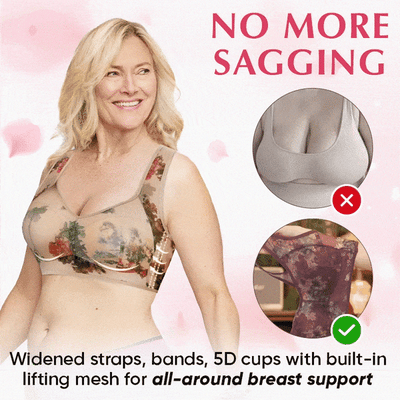 Lace Cooling Comfort Bra Soft Breathable Wireless Design