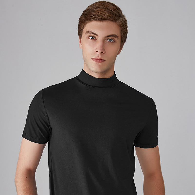 Men's Slim Fit T-shirt With Collar Stylish Casual Wear