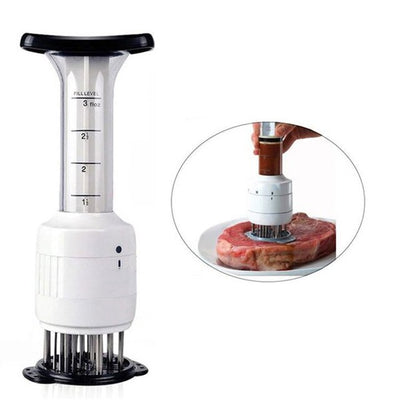 2-in-1 Meat Tenderizer And Marinade Injector Tool