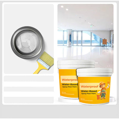 Water-Based Epoxy Floor Paint Waterproof Durable Indoor Outdoor Coating