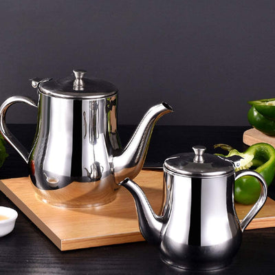 304 Stainless Steel Oil Filter Kettle Large Capacity Kitchen Container