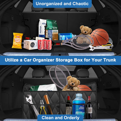 Olosar Collapsible Car Trunk Organizer Portable Storage Solution