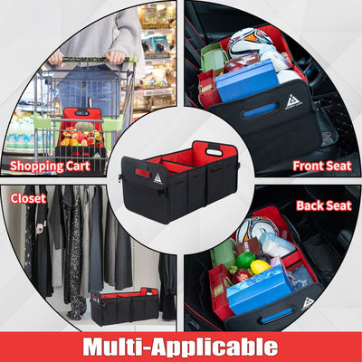JOJOY LUX Car Trunk Organizer With 11 Pockets And Reinforced Handles