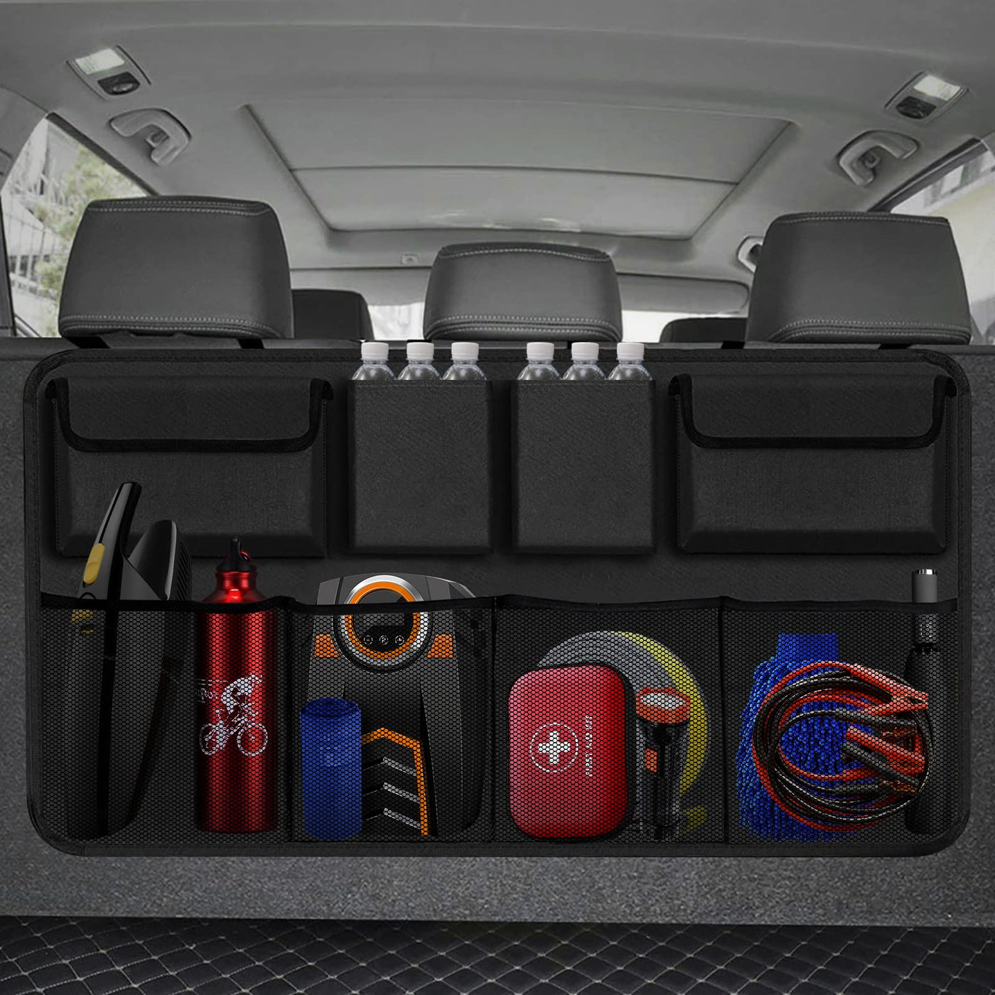 Snuopfy Car Trunk Organizer With 8 Large Capacity Storage Bags