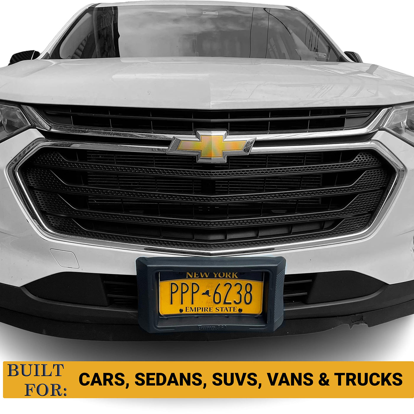 Front License Plate Bumper Guard XL Protector For Vehicle Bumpers