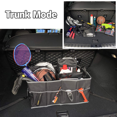 UYYE Auto Trunk Organizer Collapsible Durable Cargo Storage Compartments