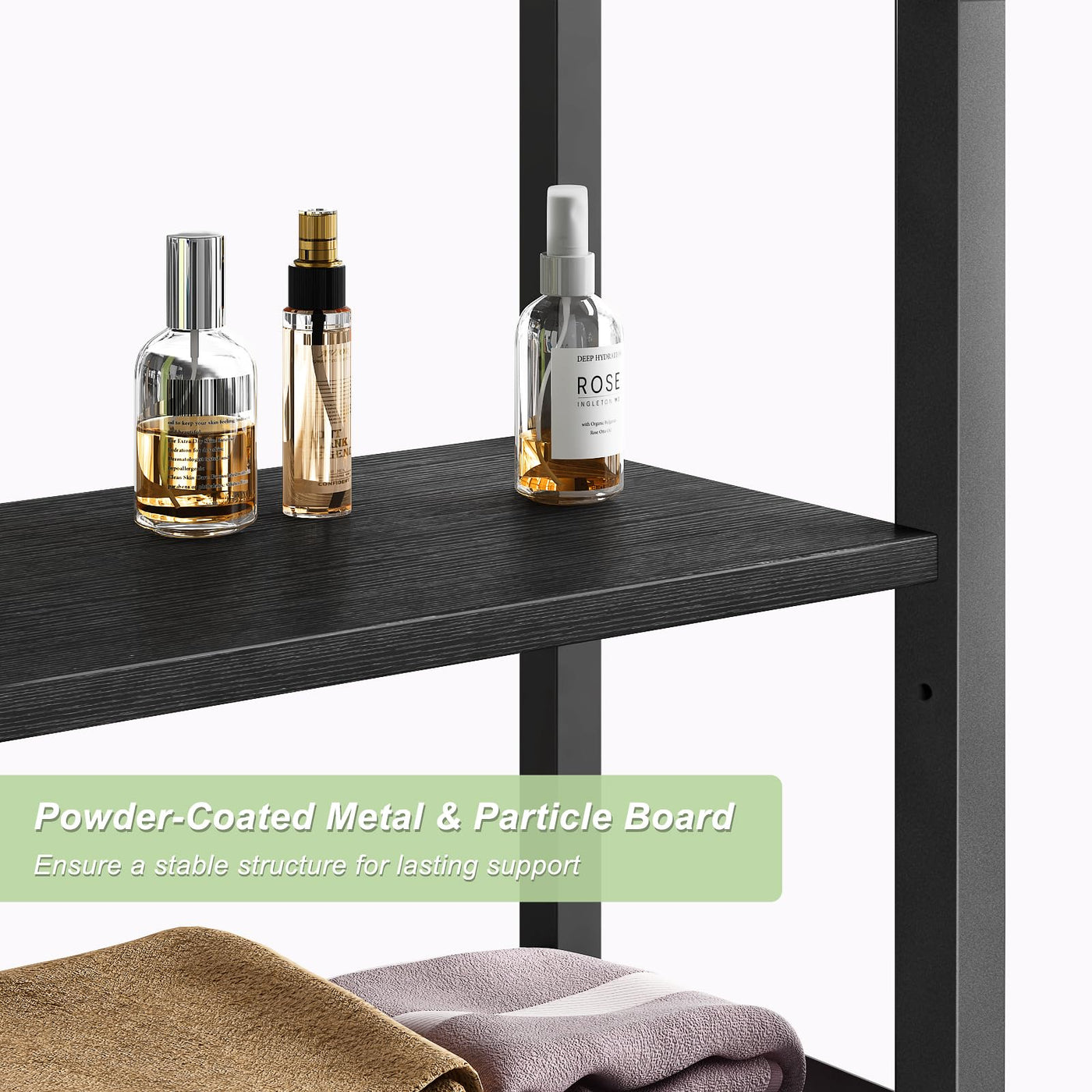 Over The Toilet Storage Rack 4 Tier Adjustable Bathroom Organizer Shelf