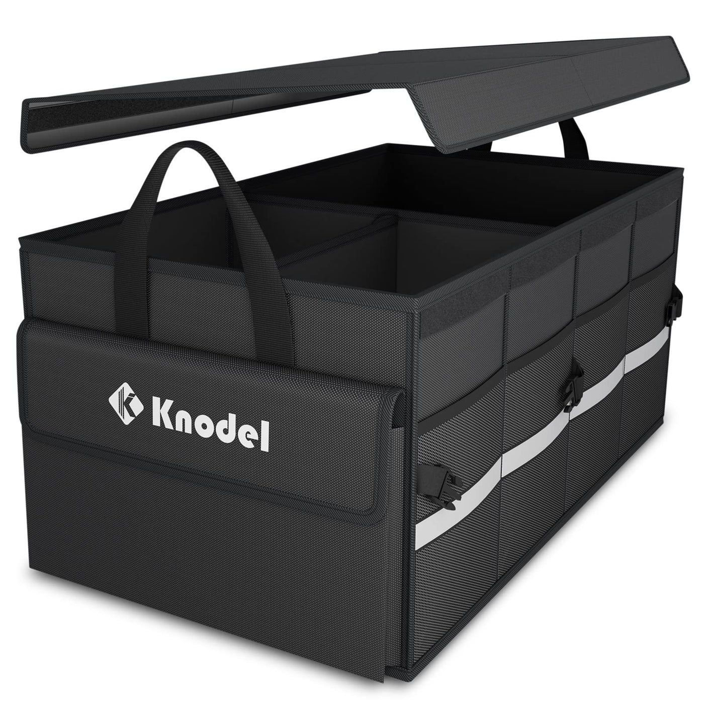K KNODEL Car Trunk Organizer With Lid Collapsible Storage For SUV Truck Sedan