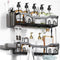 NESOMI Adhesive Shower Caddy Wall Shelf Organizer For Bathroom Storage