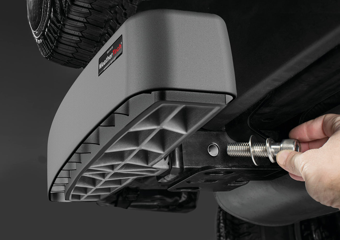 WeatherTech BumpStep XL Trailer Hitch Step With Stainless Theft Deterrent Hardware