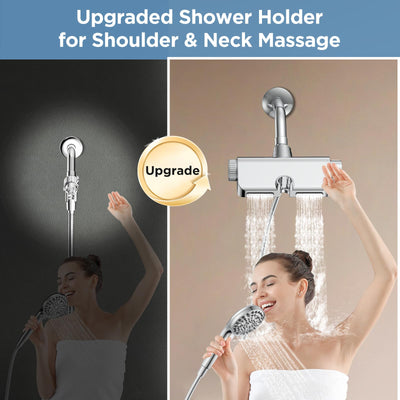 Handheld Combo Spa System With Dual Filtered Shower Head Massage