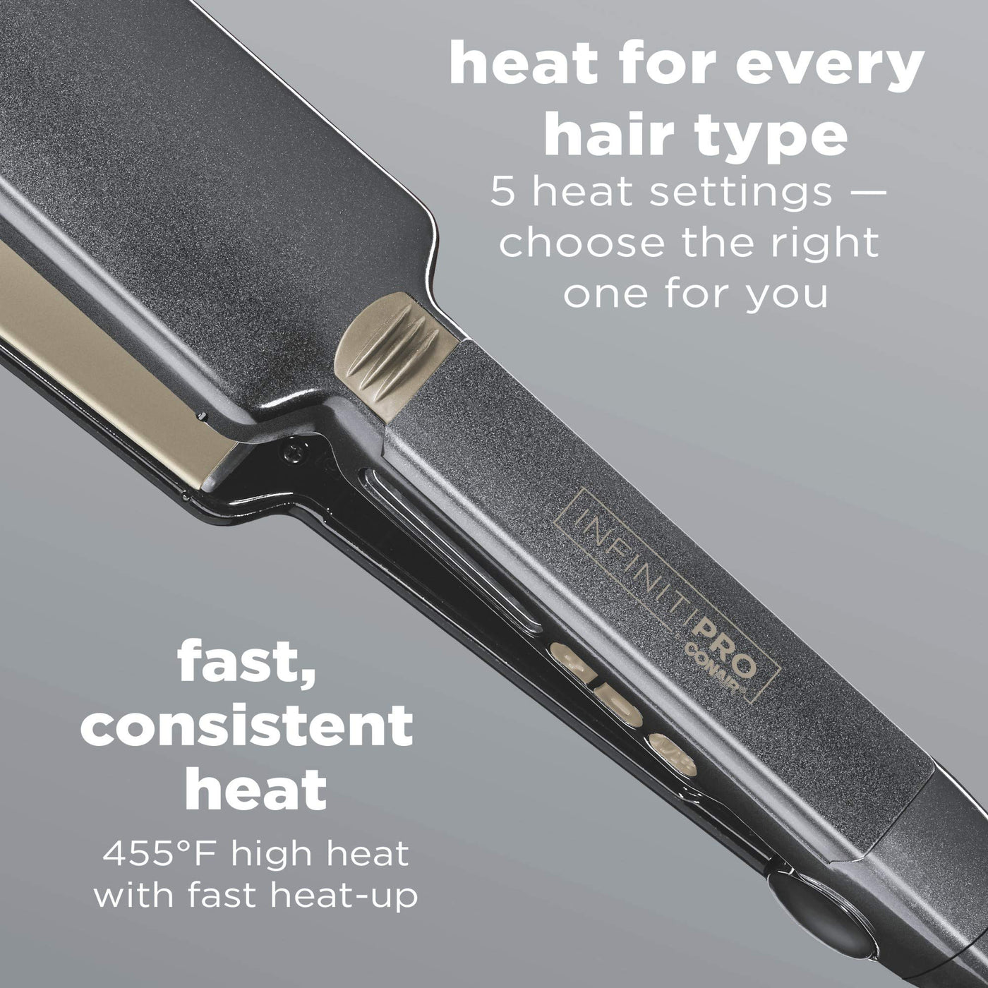 Tourmaline Ceramic Flat Iron 2 Inch For Smooth Hair Styling
