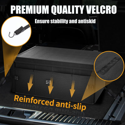 MIKKUPPA Car Trunk Organizer 65L Collapsible Sturdy Storage Container