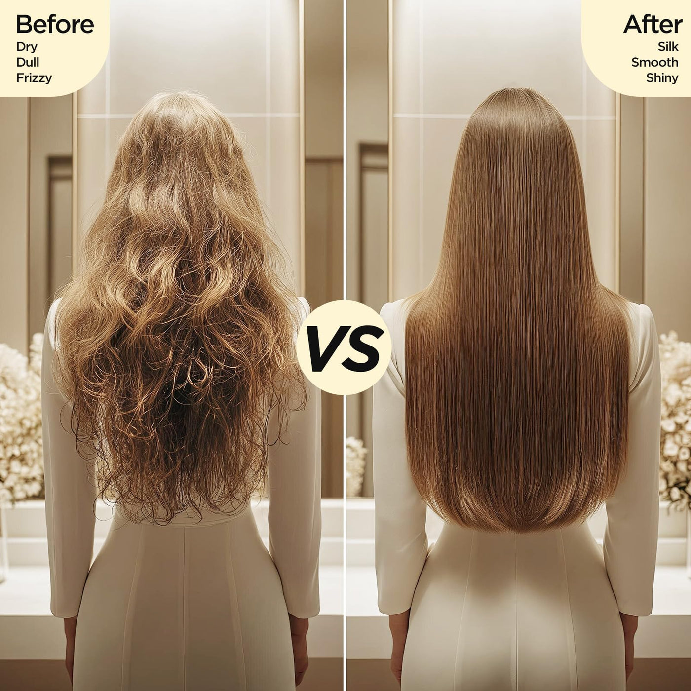 Upgraded Ionic Hair Straightener Brush For Smooth Styling