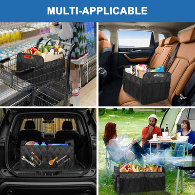 Olosar Collapsible Car Trunk Organizer Portable Storage Solution