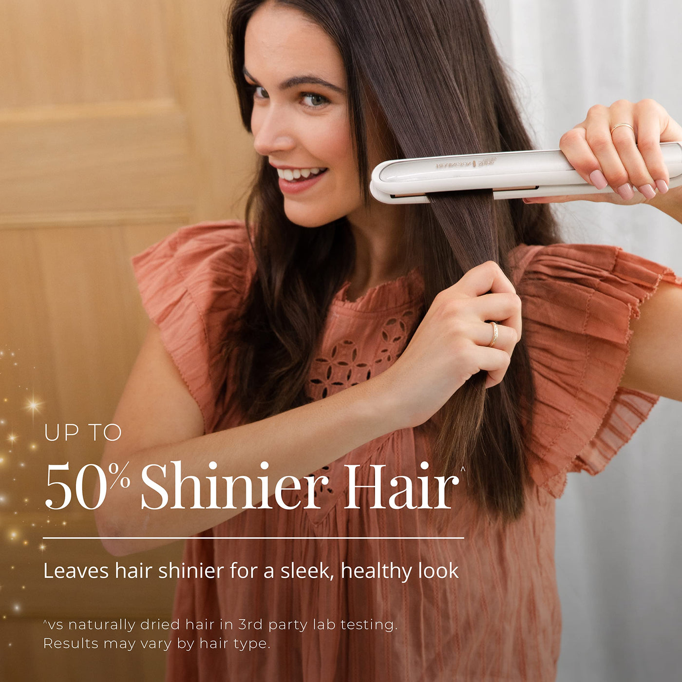 Therapy 1 Inch Hair Straightener Iron With Argan Oil Keratin Infusion