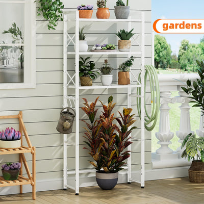 Toilet Storage Rack With Metal Toilet Paper Holder Heavy Duty