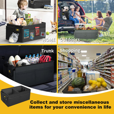 Car Trunk Organizer With Non Slip Bottom For SUV Auto Truck Van