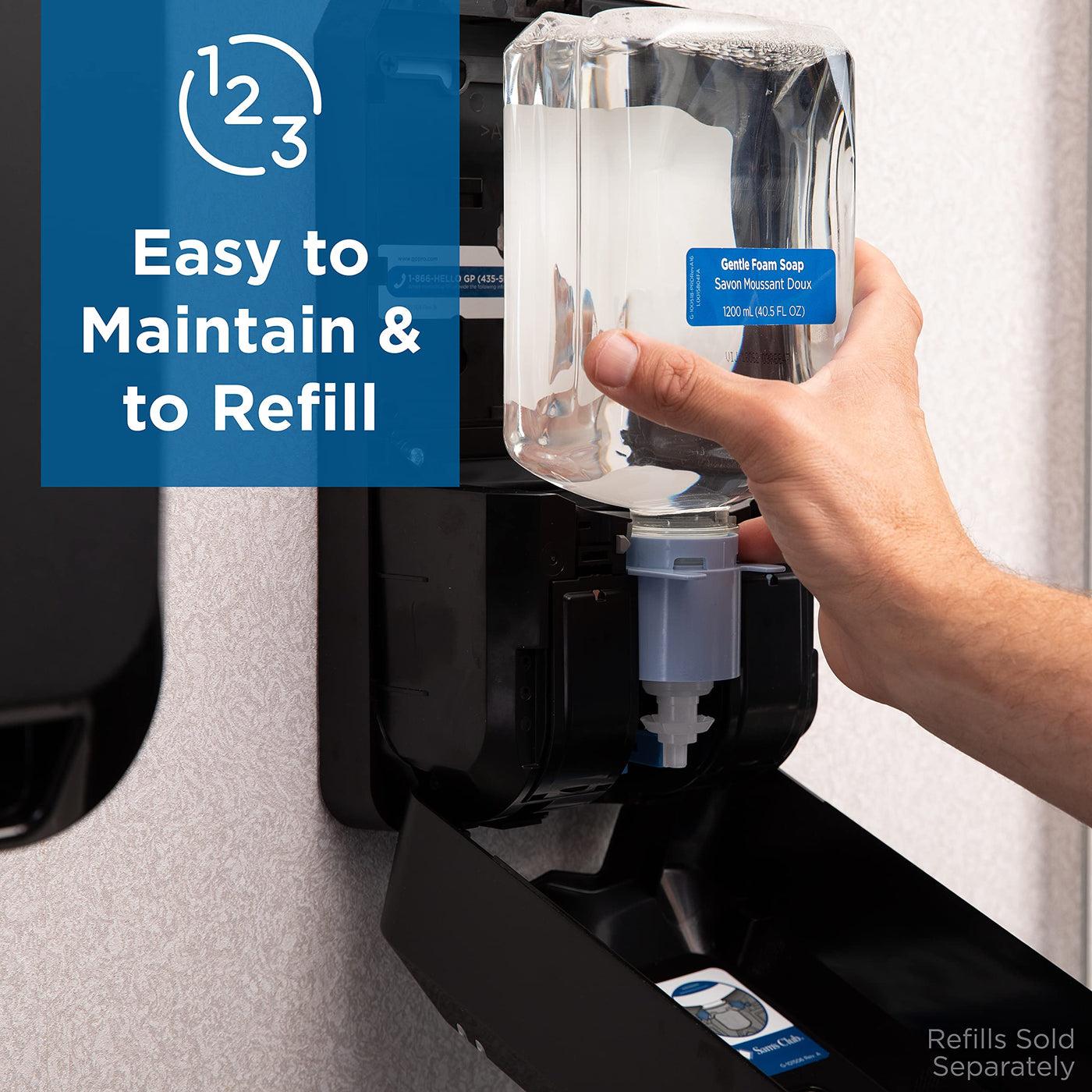 Georgia-Pacific PRO Pacific Blue Ultra Automated Soap Dispenser