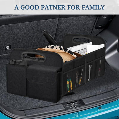 Femuar Car Trunk Organizer Large Capacity Waterproof Collapsible Storage