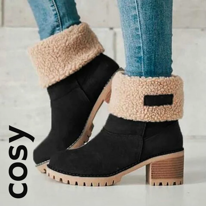 Cosy Ladies Winter Boots Warm Lined Comfortable Footwear