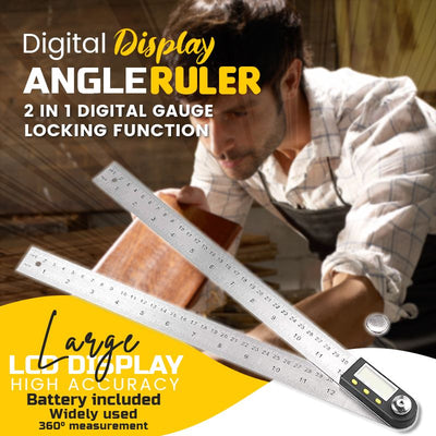 Digital Angle Ruler With Clear Digital Display For Precise Measurement