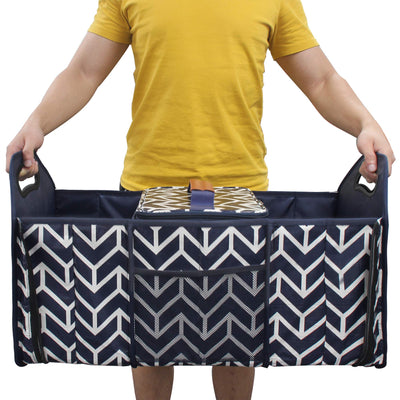 Trunk Organizer Foldable Portable Car Storage Bag Cooler Totes