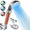 Color Changing Handheld Shower Head With High Pressure Function