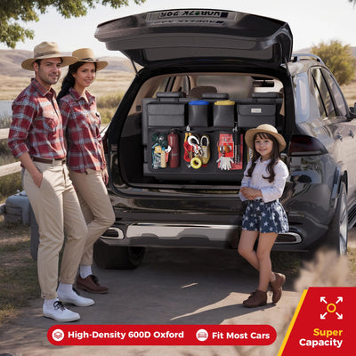 SURDOCA Car Trunk Organizer Super Capacity SUV Storage Upgrade