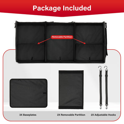 Simple Deluxe Car Trunk Organizer Large Capacity Collapsible SUV Storage