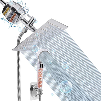 High Pressure Shower Head With Filter For Hard Water Removal