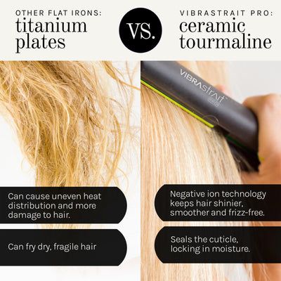 Ceramic Hair Straightener For Gentle Smooth Waves And Easy Glide