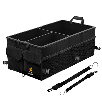 EcoNour 50L Car Trunk Organizer With Detachable Dividers Collapsible