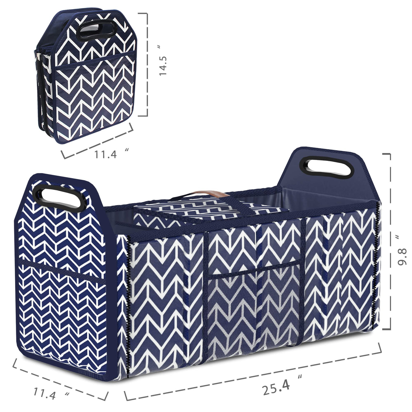 Trunk Organizer Foldable Portable Car Storage Bag Cooler Totes
