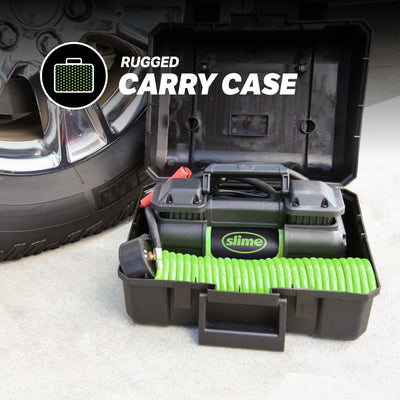 Slime Tire Inflator Portable Air Compressor For Car SUV 4x4