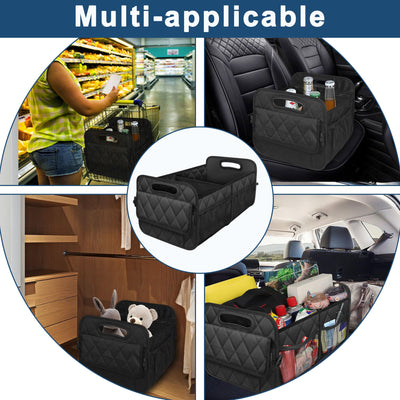 Deosk Car Trunk Organizer With 6 Pockets For SUV And Car Storage