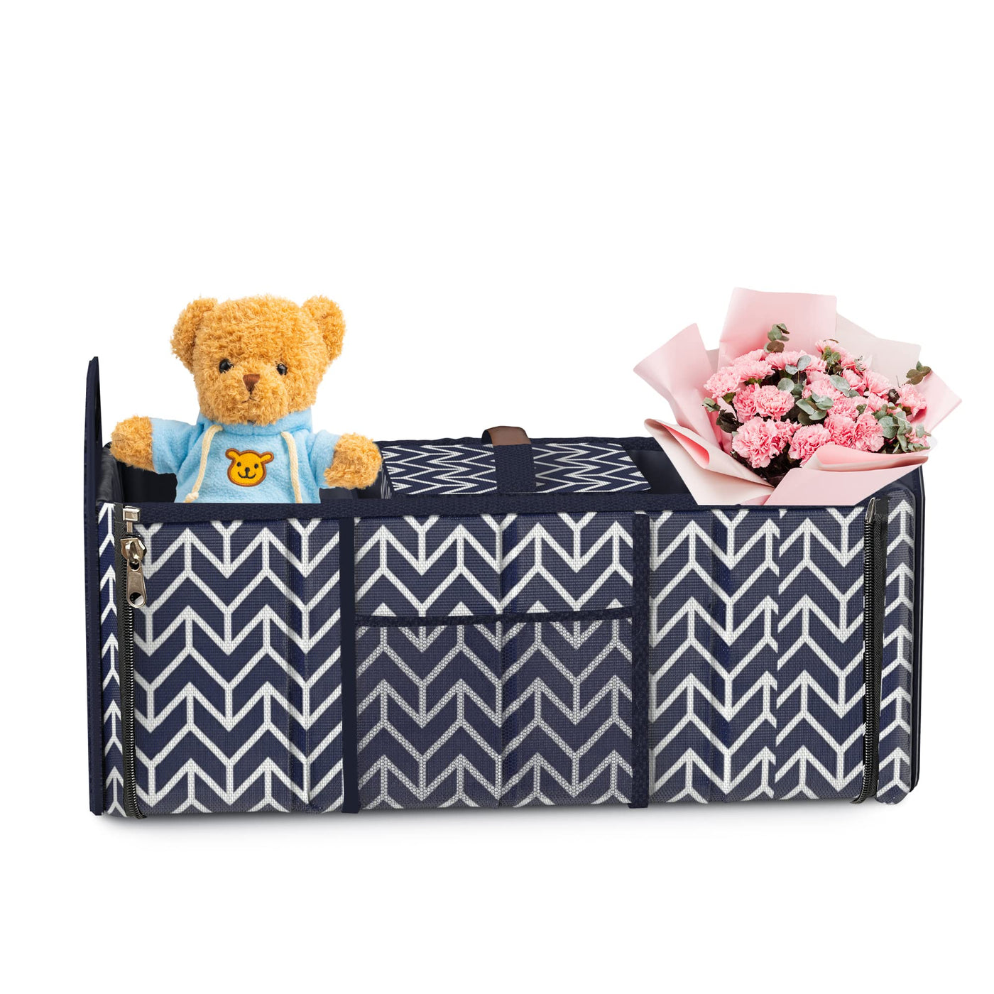 Trunk Organizer Foldable Portable Car Storage Bag Cooler Totes