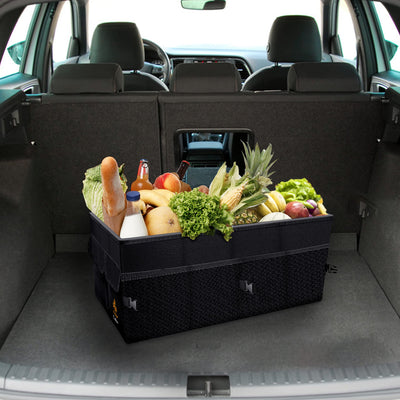 EcoNour 50L Car Trunk Organizer With Detachable Dividers Collapsible