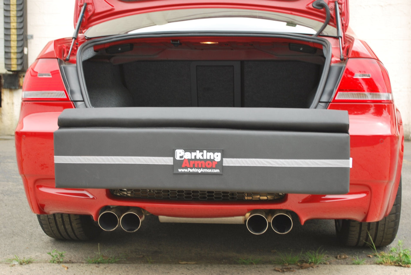Parking Armor Rear Bumper Protector Indoor Outdoor Widest Protection