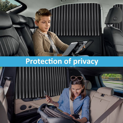 Universal Fit Magnetic Car Window Sunshade Side Privacy Shield