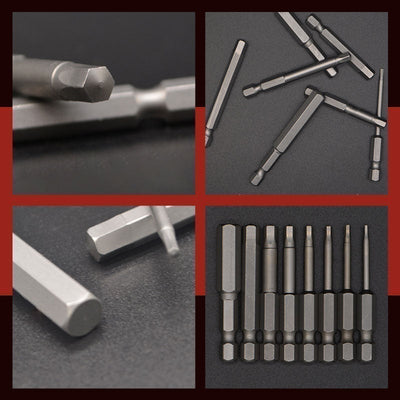 S2 Steel Magnetic Hex Bit Set Durable Precision Tool Kit