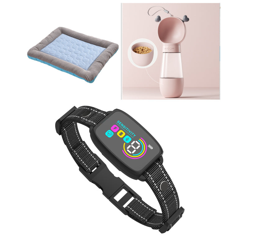 Anti Barking Dog Collar Rechargeable Waterproof Digital Display Collar